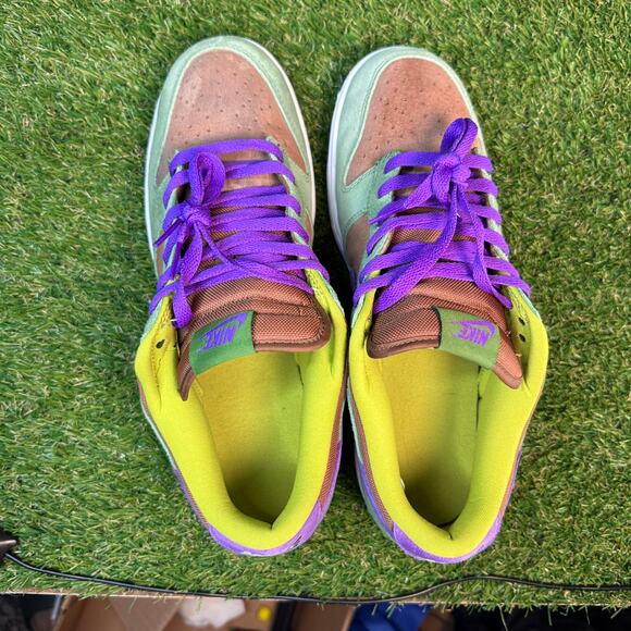 Nike Dunk Low SP Retro ‘Veneer’ 2020 Brown Green Purple DA1469-200 Men’s Size 12 - Picture 4 of 11